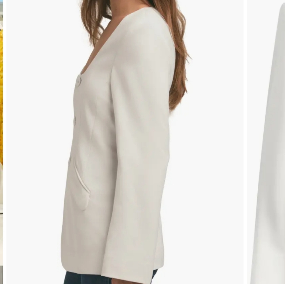 Favorite Daughter Diana Blazer In Ivory M NWT - Picture 3 of 7
